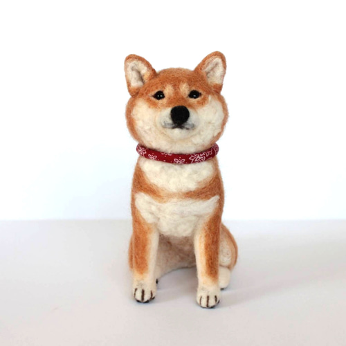 羊毛フェルト 柴犬 置物 羊毛フェルト 柴犬 置物 - メルカリ