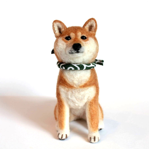 羊毛フェルト 柴犬 柴犬 羊毛フェルト ハンドメイド No.35 - メルカリ