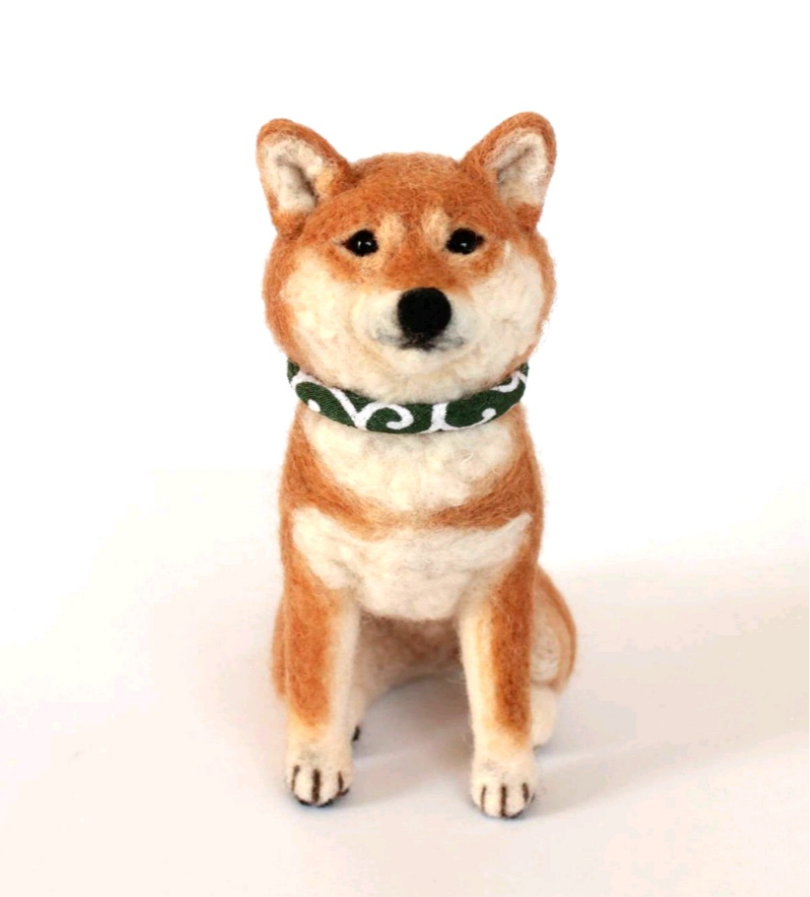 羊毛フェルト　柴犬　子犬 Yahoo!オークション - 羊毛フェルト 犬 柴犬 黒柴 子犬