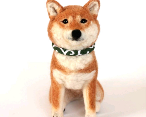 小さいけれど柴犬 羊毛フェルト 森で逢えたら 通販 9337699