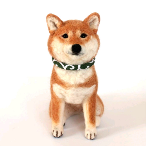 羊毛フェルト 柴犬
