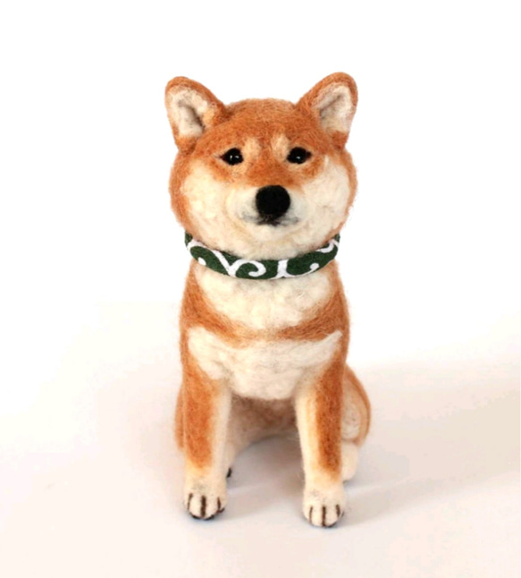 小さいけれど柴犬 羊毛フェルト 森で逢えたら 通販 9337699