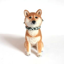 羊毛フェルト♡伏せをする柴犬 柴犬伏せ 羊毛フェルト 森で逢えたら 通販 14259548｜Creema