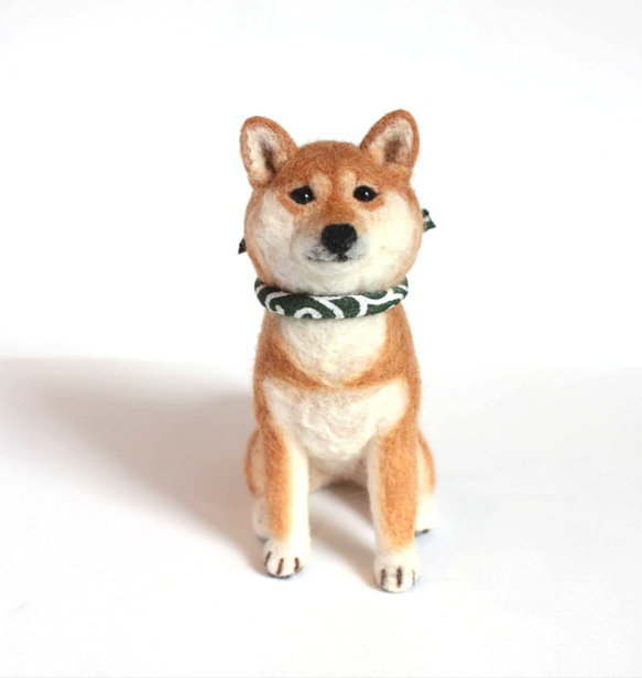小さいけれど柴犬 羊毛フェルト 森で逢えたら 通販 9337699