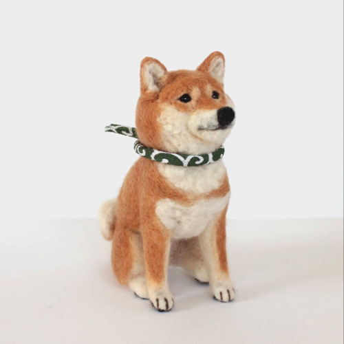 小さいけれど柴犬 羊毛フェルト 森で逢えたら 通販 9337699