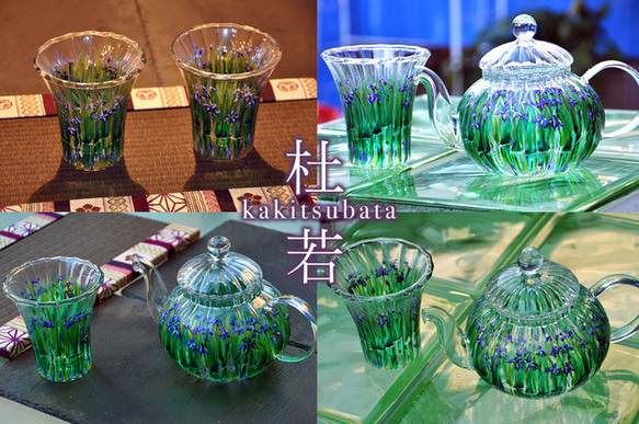 〖倒綠茶，完成工作！森輪的玻璃茶具在水面搖曳’耐熱壺【Duriwa】1件 第5張的照片