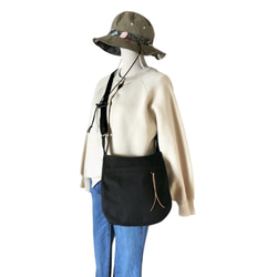 11号帆布に変更になりました   Sサイズショルダー (黒） 10枚目の画像