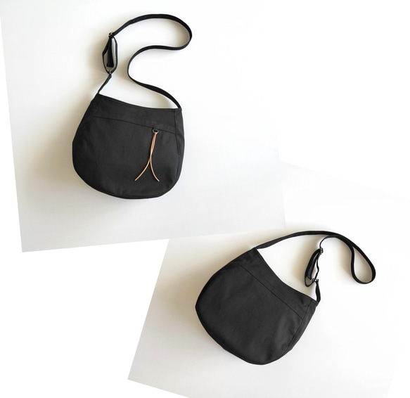 11号帆布に変更になりました   Sサイズショルダー (黒） 9枚目の画像