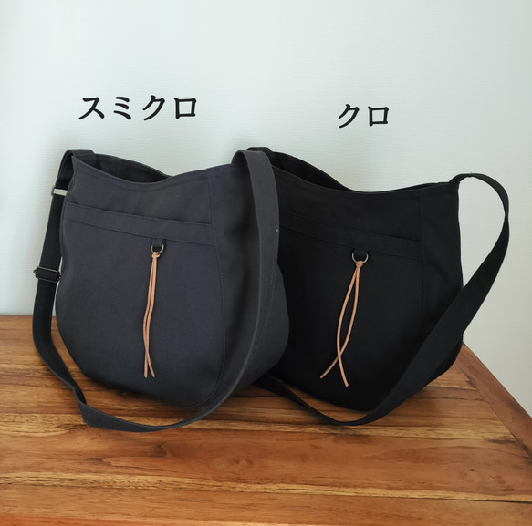 11号帆布に変更になりました   Sサイズショルダー (黒） 5枚目の画像