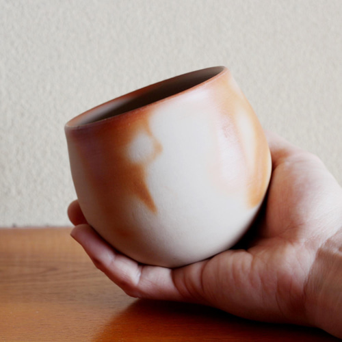 【2579】くまカップ…備前焼 くまカップ…備前焼