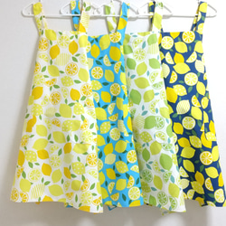 レモン  色・サイズ・タイプが選べる　大人用エプロン　 18枚目の画像