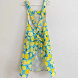 レモン  色・サイズ・タイプが選べる　大人用エプロン　 20枚目の画像