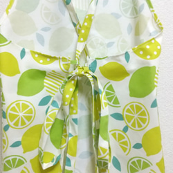 レモン  色・サイズ・タイプが選べる　大人用エプロン　 15枚目の画像