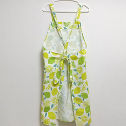 レモン  色・サイズ・タイプが選べる　大人用エプロン　 14枚目の画像