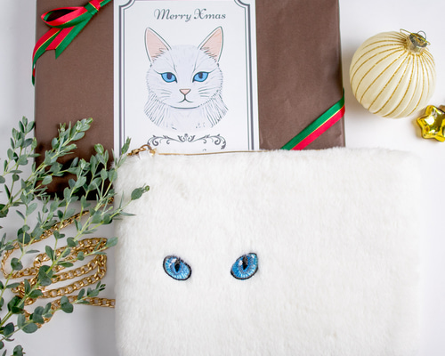 白猫ショルダーバッグ ショルダーバッグ コイトネコ 通販 9361886