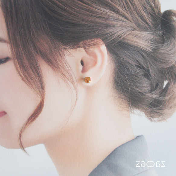 ガラスストーン*イヤリング/ピアス 3枚目の画像