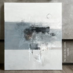 原画】抽象画 コスモス 約530×455×20mm（F10） 絵画 La couleur aya