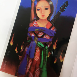 ポストカード　3枚セット　幻想少女絵画　ダークファンタジー　油絵　シュール　美人画　絵葉書 2枚目の画像