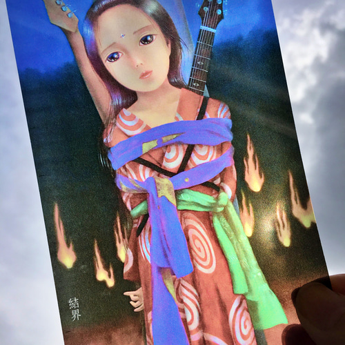 ポストカード 3枚セット 幻想少女絵画 ダークファンタジー 油絵