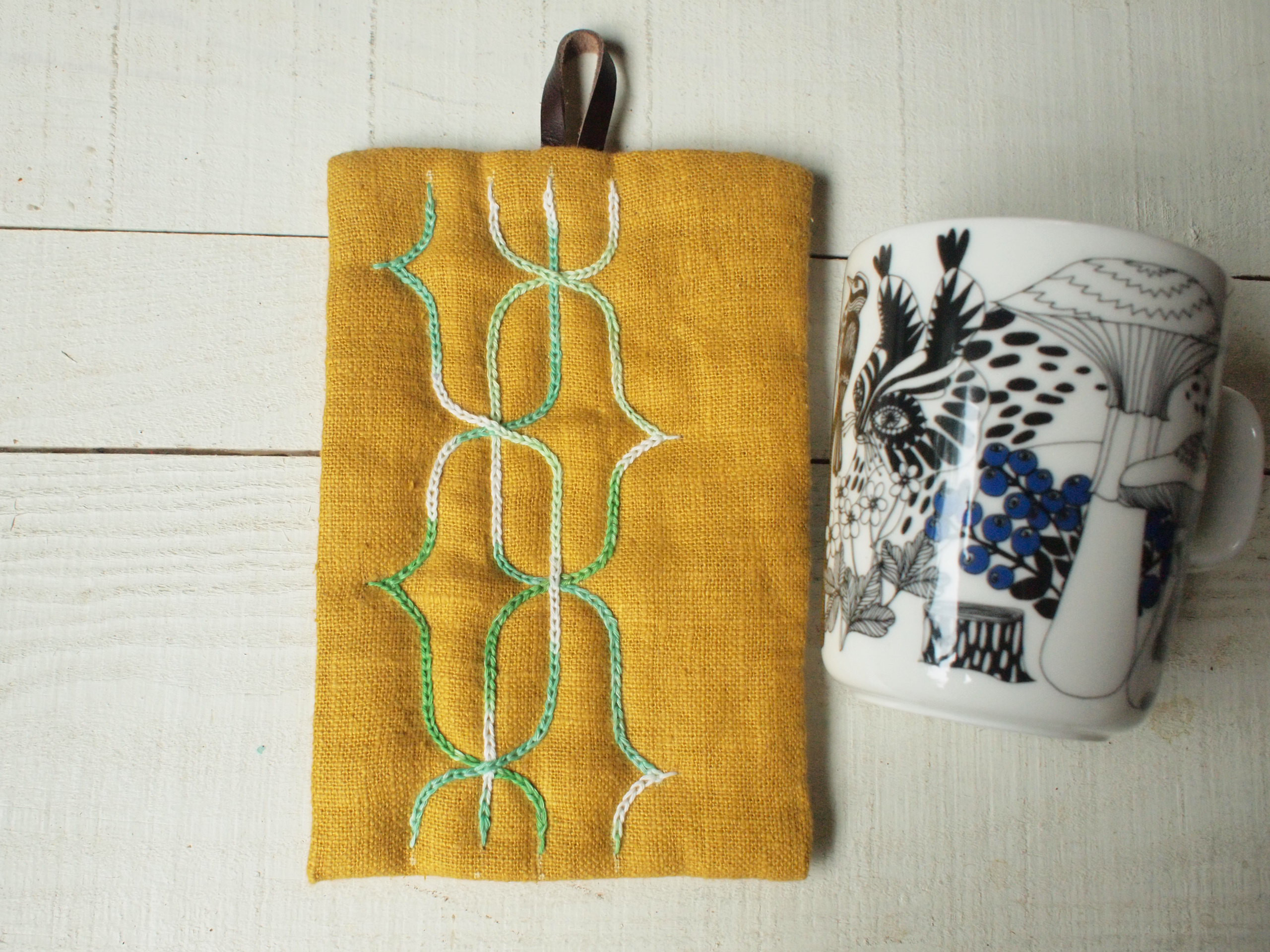 アイヌ　前掛け　マンタレ　マエタレ　アイヌ刺繍　エプロン アイヌ 刺繍 前掛け マンタリ アットゥシ マエタレ 前垂れ