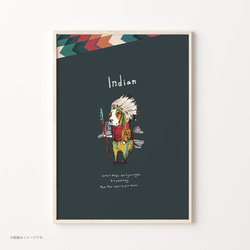 A3ポスター「Indian」 1枚目の画像