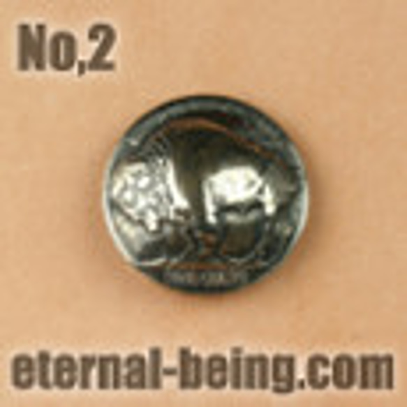 真鍮メリケンインディアンコンチョキーホルダー 10枚目の画像