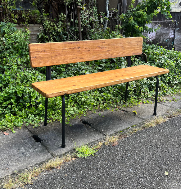 アイアンベンチ アイアン Cベンチ（穴無し）120㎝ ソファ・ベンチ カワセミ工房 通販