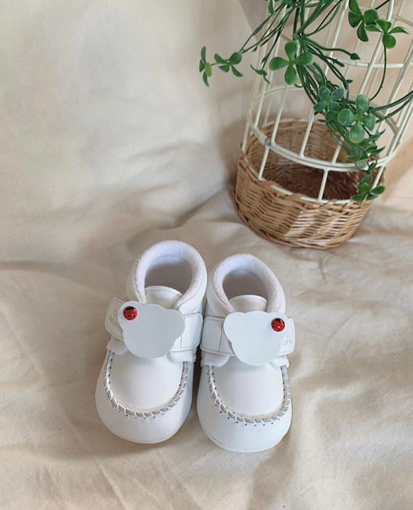 日本製・ベビーファーストシューズ】〈幸せが訪れる願いをこめて