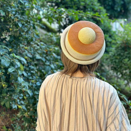 新品 kent bread hat 夏のホットケーキハット 麦わら帽子 パン 受注生産】夏のホットケーキハット | KENT BREAD HAT