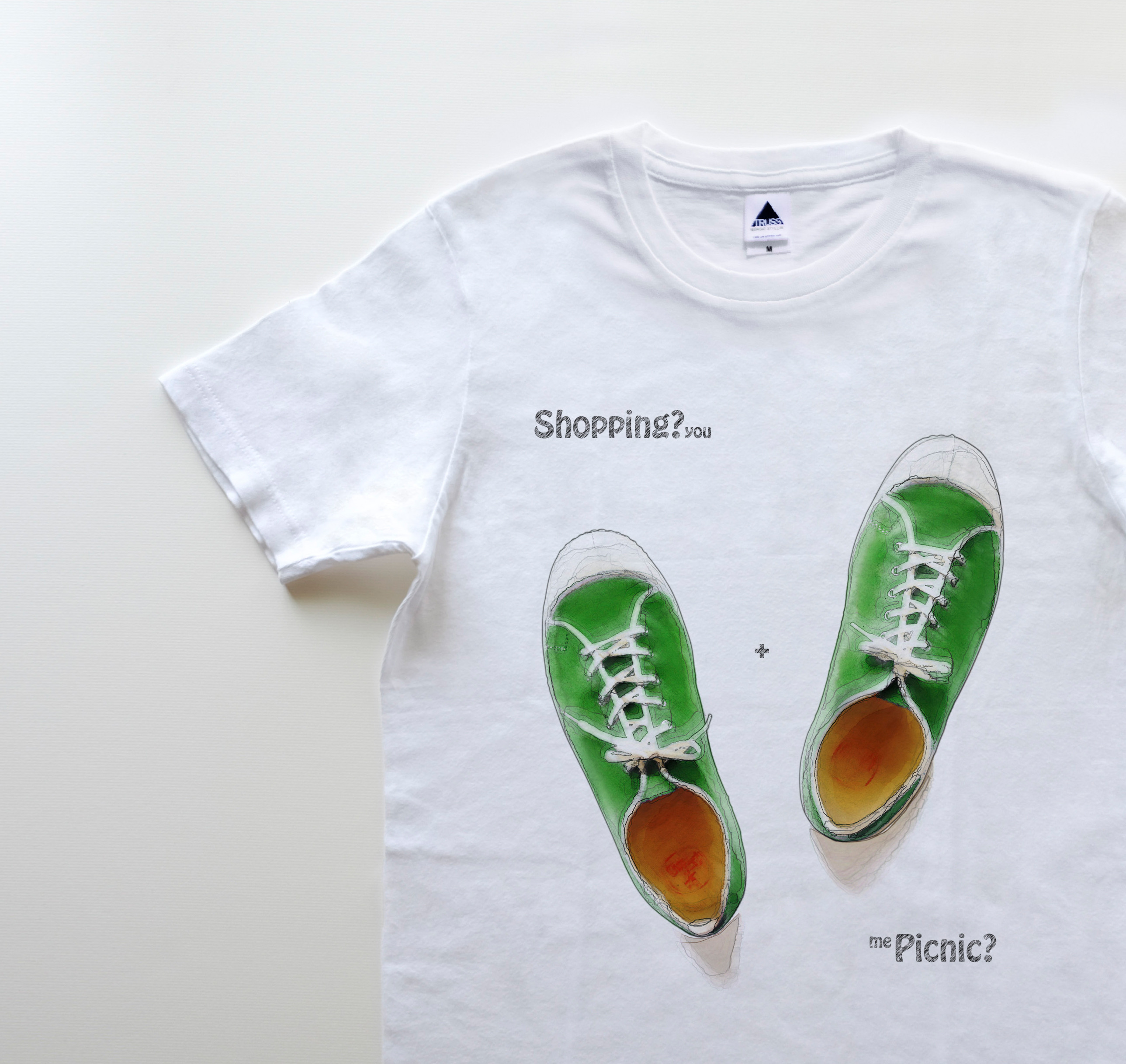 ◆◇ Melon syrups 5oz  Tシャツ　white（TRS-700）