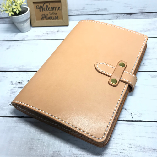 iPad 10.2インチ用 第9/8/7世代 栃木レザー ヌメ革 ナチュラル レザー