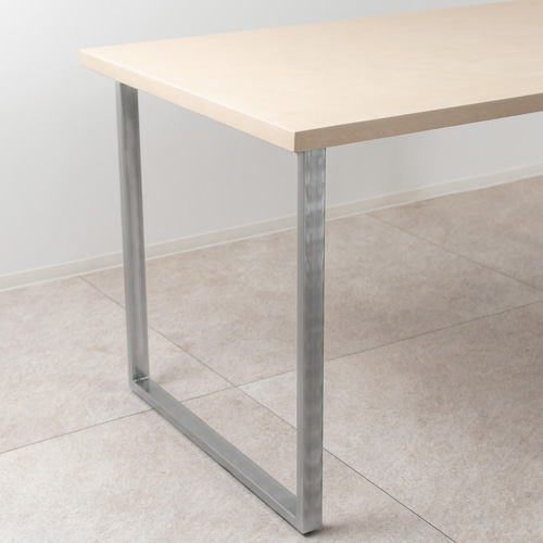 サイズが選べる」モールテックスダイニングテーブル（シルバー