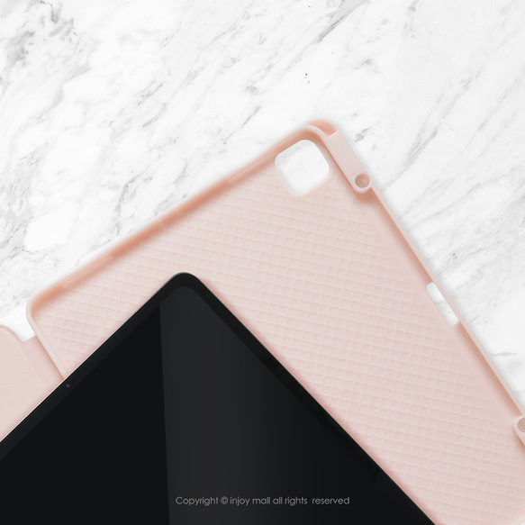 iPad case 12.9/Air4/iPad 9/mini 6 系列Smart cover皮革平板保護 耍萌柴犬 第4張的照片