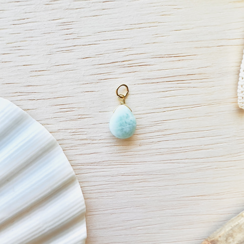 14kgf ラリマー のチャーム 14kgf カスタムラリマーチャーム ペンダントトップ Cedar forest* 通販