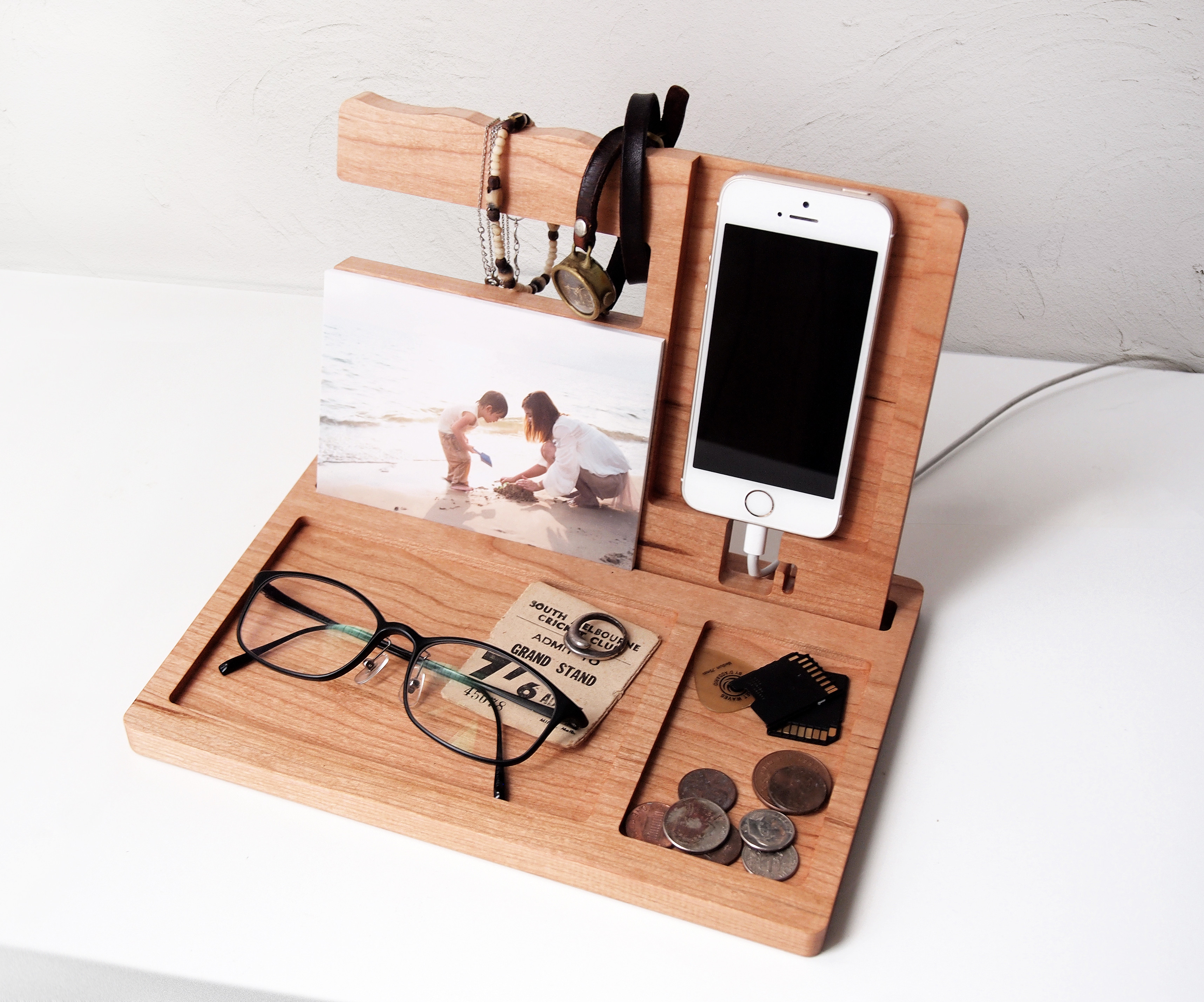 TESLYAR 木製スマートフォンスタンド 新商品✨新品未使用 Smartphone Stand Adjustable | 木製雑貨店 ハコアダイレクトストア