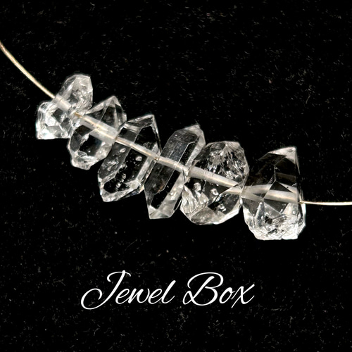 ハーキマーダイヤモンド＊M〜LLサイズ＊6個 天然石 JEWELBOX 通販 