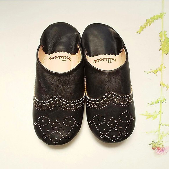 臭く無い バブーシュ Lサイズ モロッコ バブーシュ mocororo 父の日 母