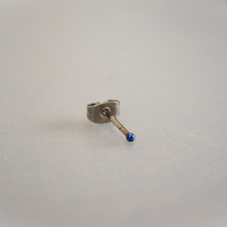 Titanium　pierced earrings・1８G・チタンピアス=Pシリーズ= 4枚目の画像