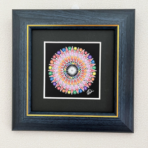 パステル画 ひなたの 紫陽花（パステル画 額付き） 絵画 takiyo