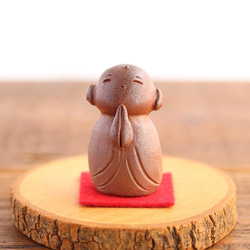 作家ハンドメイド　陶器　陶人形　お地蔵さん 六地蔵】 手作り陶器の置物小物 #お地蔵さん が並んだかわいい六地蔵が