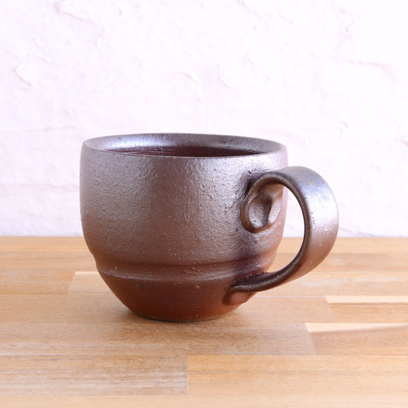 備前焼　コーヒーカップ【A】【陶器・マグカップ・コップ】 3枚目の画像