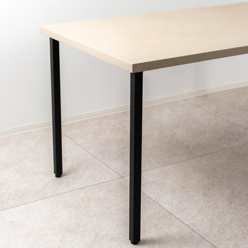 サイズが選べる」モールテックスダイニングテーブル（ブラック