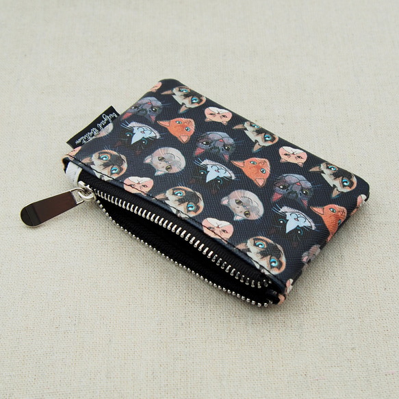 貓圖案PU零錢包 Cat Pattern PU Coin Purse 第3張的照片