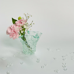 フリットVASE（S)／ガラスの花びん【ギフトラッピング無料】 1枚目の画像