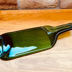 ワインボトルプレート 長皿 ガラス工房 森のくに 通販 9447750｜Creema