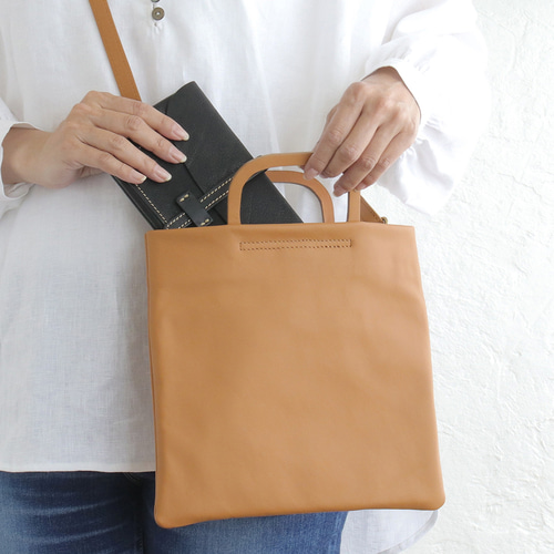 数量限定》累計販売500点超✦ 大人のサコッシュ2wayレザーショルダー