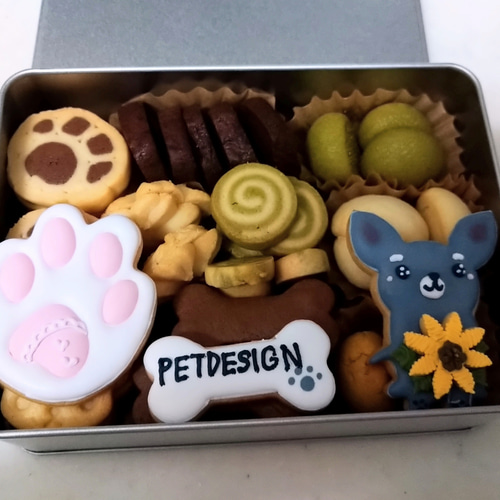 名刺代わりにも♪ ワンちゃんお名前入りアイシングクッキー 名刺代わり