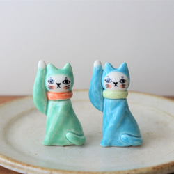 陶器で作った天使 祈り(B) その他人形 福雪のAtelier hukuyuki