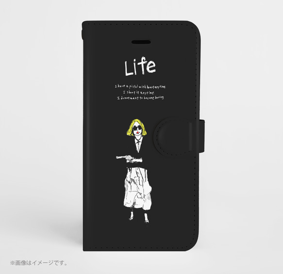 原創手帳型iPhone手機殼「LIFE」 第1張的照片