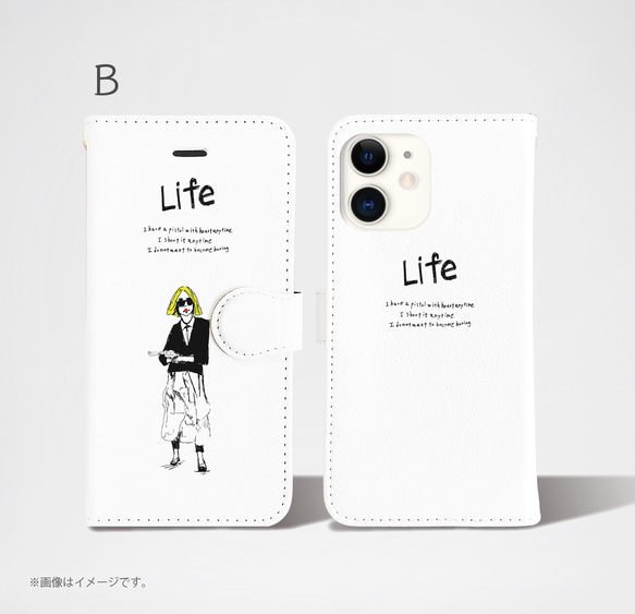 原創手帳型iPhone手機殼「LIFE」 第4張的照片